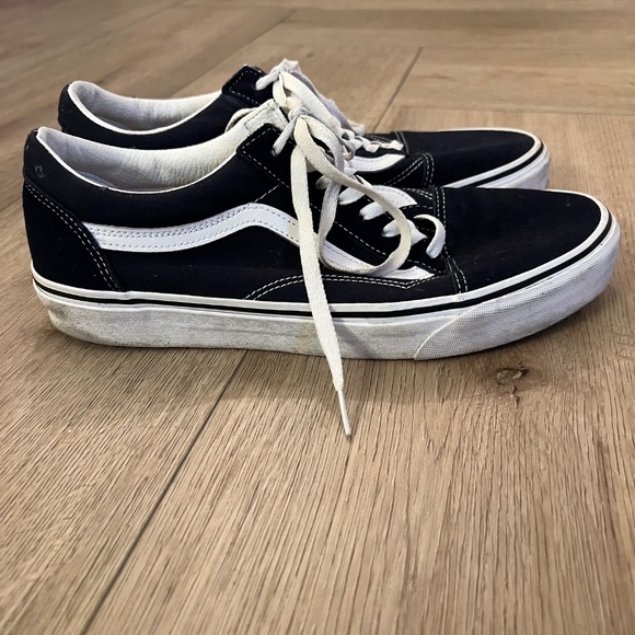 🔥 Vans Old Skool Sneakers – Navy Blue Suede & Canvas – Men’s Size 11 - Picture 2 of 5